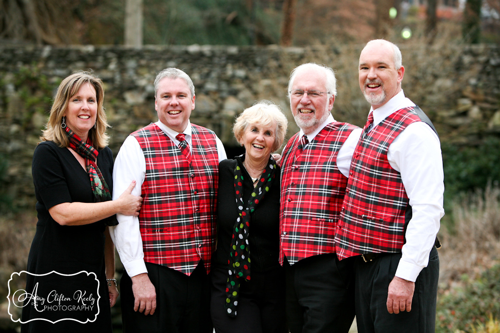 Falls Park Downtown Greenville SC Christmas Family Portraits 50th Anniversary Amy Clifton Keely Photography 06