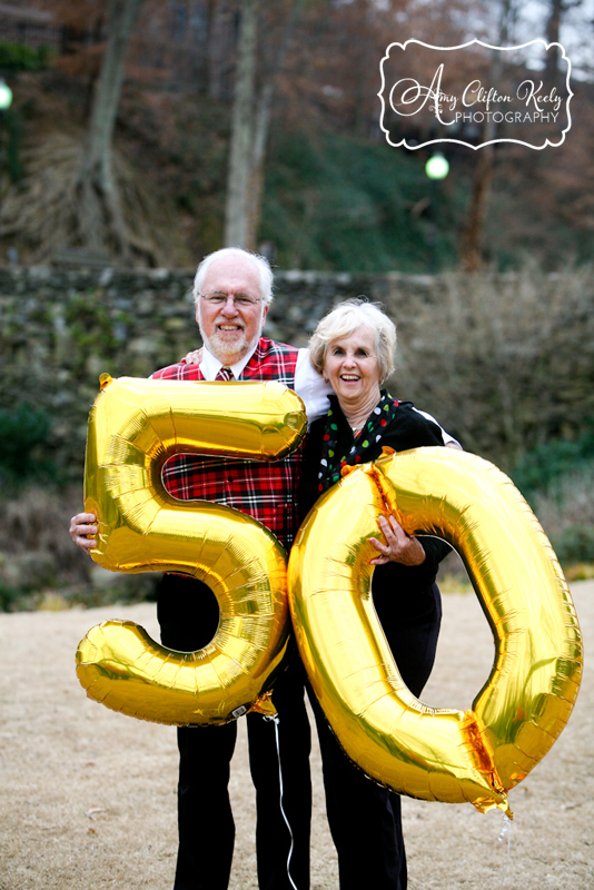 Falls Park Downtown Greenville SC Christmas Family Portraits 50th Anniversary Amy Clifton Keely Photography 14