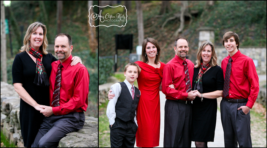 Falls Park Downtown Greenville SC Christmas Family Portraits 50th Anniversary Amy Clifton Keely Photography 17