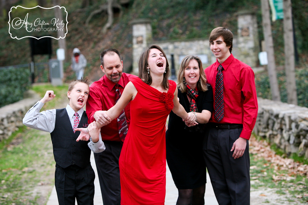 Falls Park Downtown Greenville SC Christmas Family Portraits 50th Anniversary Amy Clifton Keely Photography 19