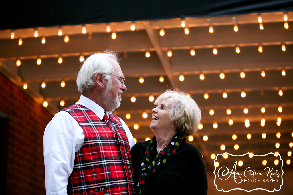 Falls Park Downtown Greenville SC Christmas Family Portraits 50th Anniversary Amy Clifton Keely Photography 27