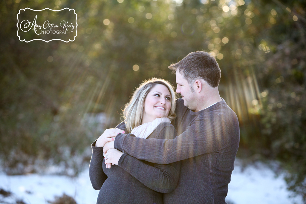 Snowy_Maternity_Portraits_Snowpocalypse_Woods_Couple_Greenville_SC_Amy_Clifton_Keely_Photography 02