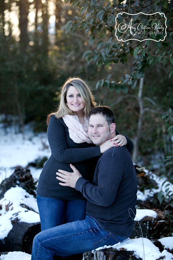 Snowy_Maternity_Portraits_Snowpocalypse_Woods_Couple_Greenville_SC_Amy_Clifton_Keely_Photography 05