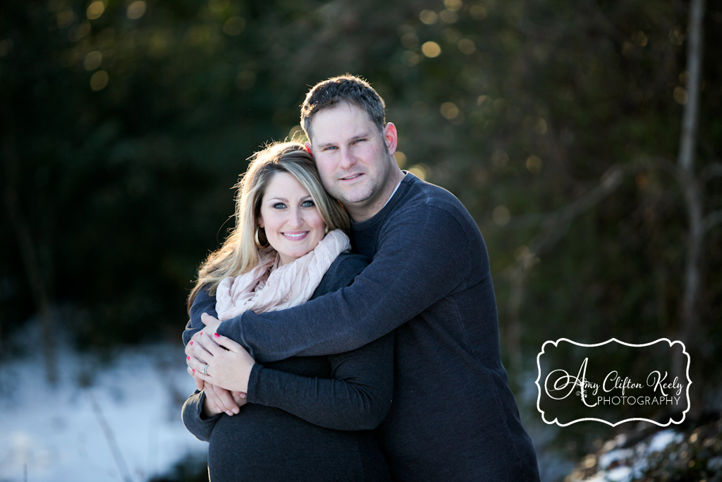 Snowy_Maternity_Portraits_Snowpocalypse_Woods_Couple_Greenville_SC_Amy_Clifton_Keely_Photography 10