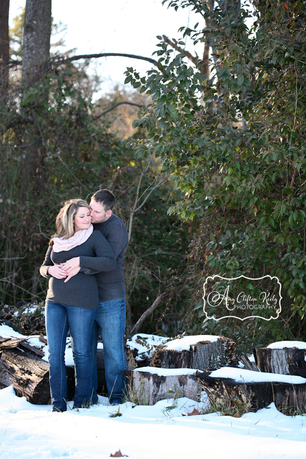 Snowy_Maternity_Portraits_Snowpocalypse_Woods_Couple_Greenville_SC_Amy_Clifton_Keely_Photography 12