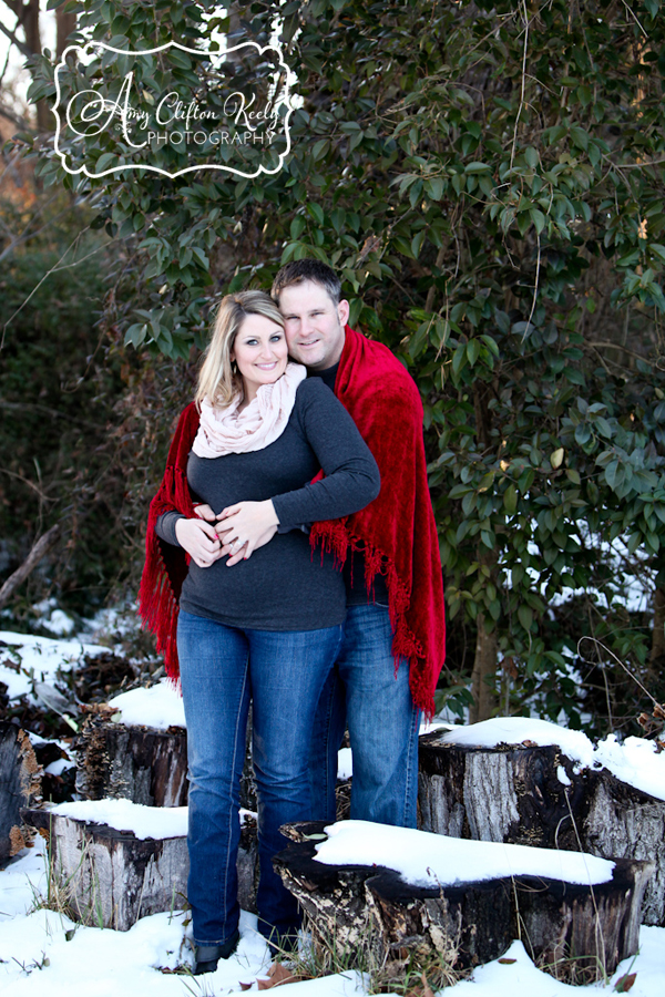 Snowy_Maternity_Portraits_Snowpocalypse_Woods_Couple_Greenville_SC_Amy_Clifton_Keely_Photography 17