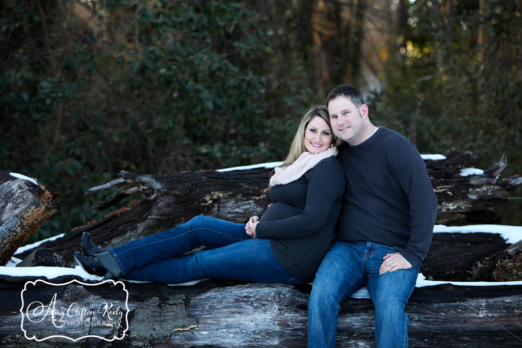 Snowy_Maternity_Portraits_Snowpocalypse_Woods_Couple_Greenville_SC_Amy_Clifton_Keely_Photography 18