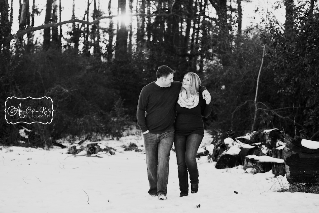 Snowy_Maternity_Portraits_Snowpocalypse_Woods_Couple_Greenville_SC_Amy_Clifton_Keely_Photography 21