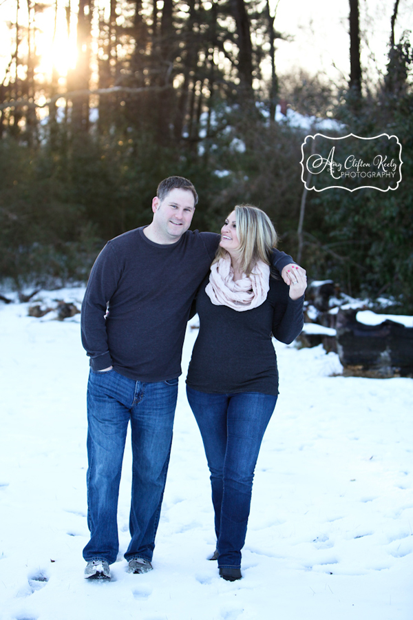 Snowy_Maternity_Portraits_Snowpocalypse_Woods_Couple_Greenville_SC_Amy_Clifton_Keely_Photography 22