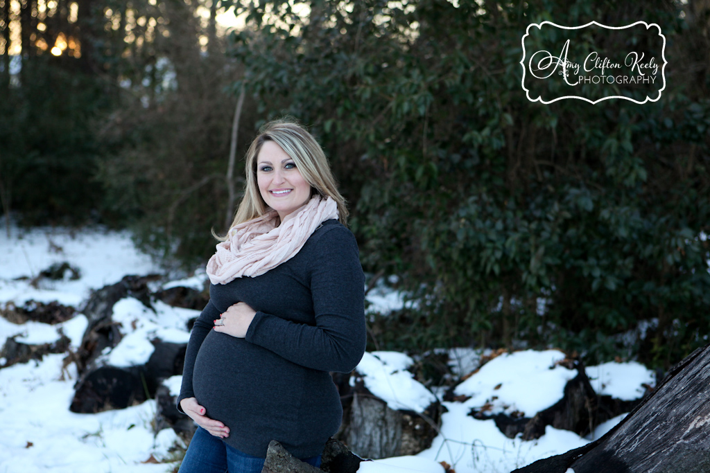 Snowy_Maternity_Portraits_Snowpocalypse_Woods_Couple_Greenville_SC_Amy_Clifton_Keely_Photography 23