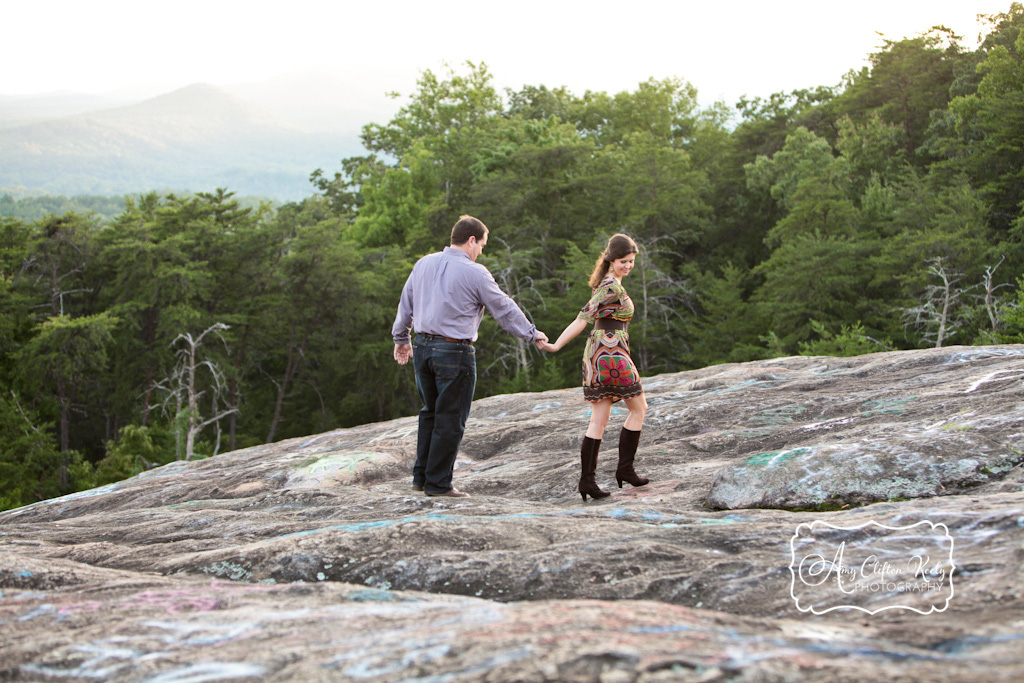 Mountain_Engagement_Photography_Bald_Rock_Wildcat_Falls_Waterfall_Portraits_Amy_Clifton_Keely_Greenville 027