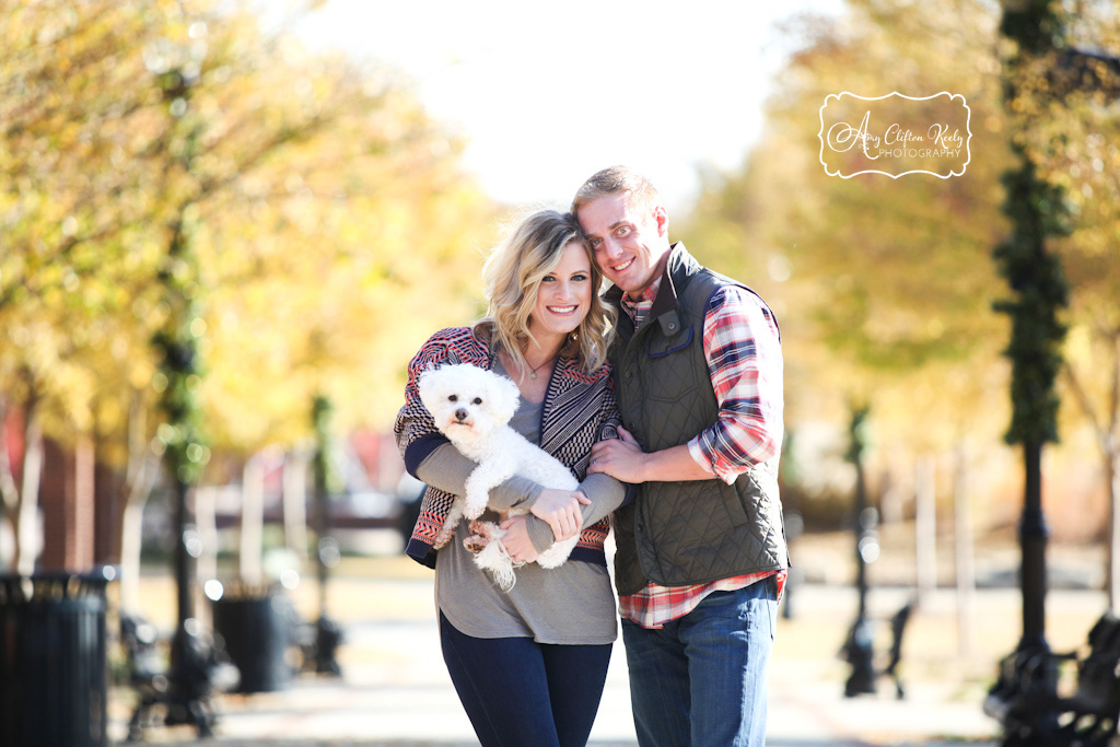 Greer_City_Park_Fall_Leaves_Couple_Portraits_Love_Poodle_Amy_Clifton_Keely_Photography_Greenville_SC 01