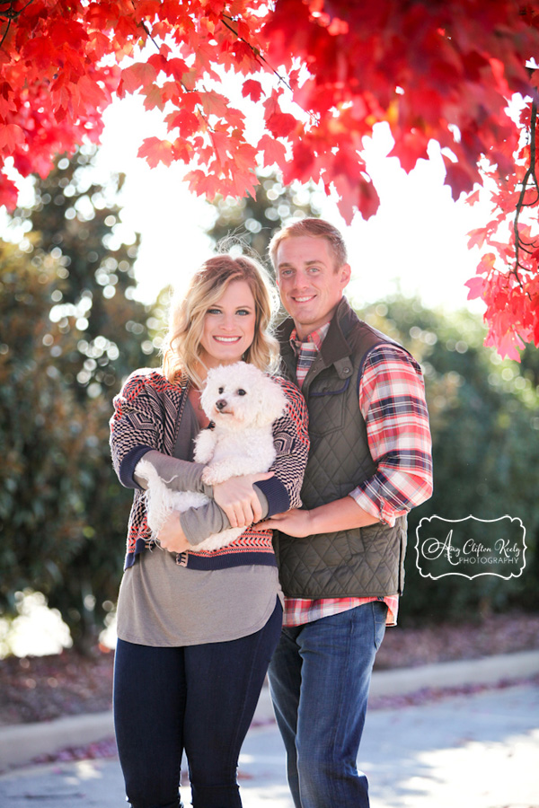 Greer_City_Park_Fall_Leaves_Couple_Portraits_Love_Poodle_Amy_Clifton_Keely_Photography_Greenville_SC 08