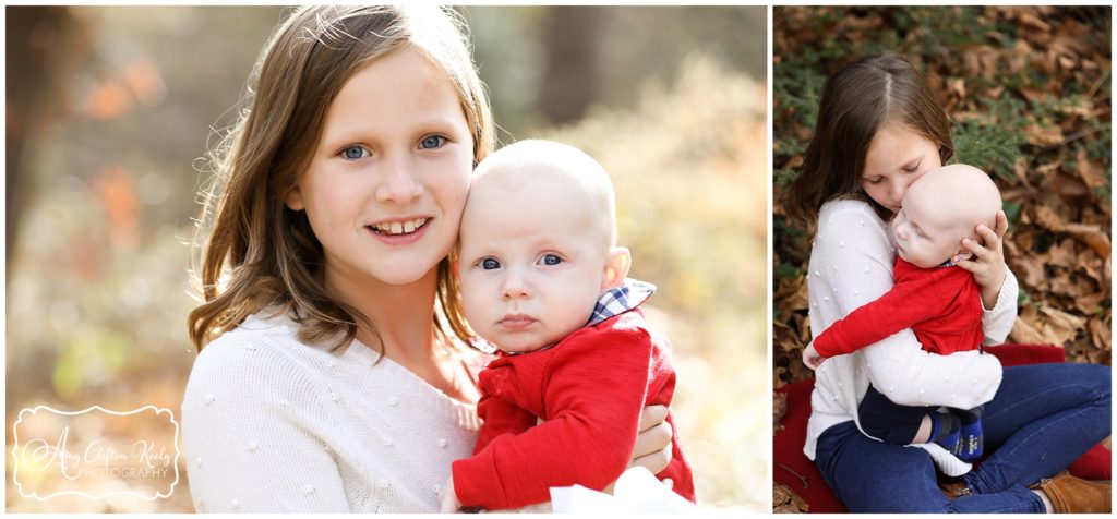 Fall Family Generations Portraits in Asheville NC Botanical Gardens