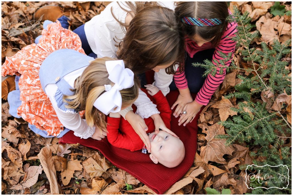 Fall Family Generations Portraits in Asheville NC Botanical Gardens