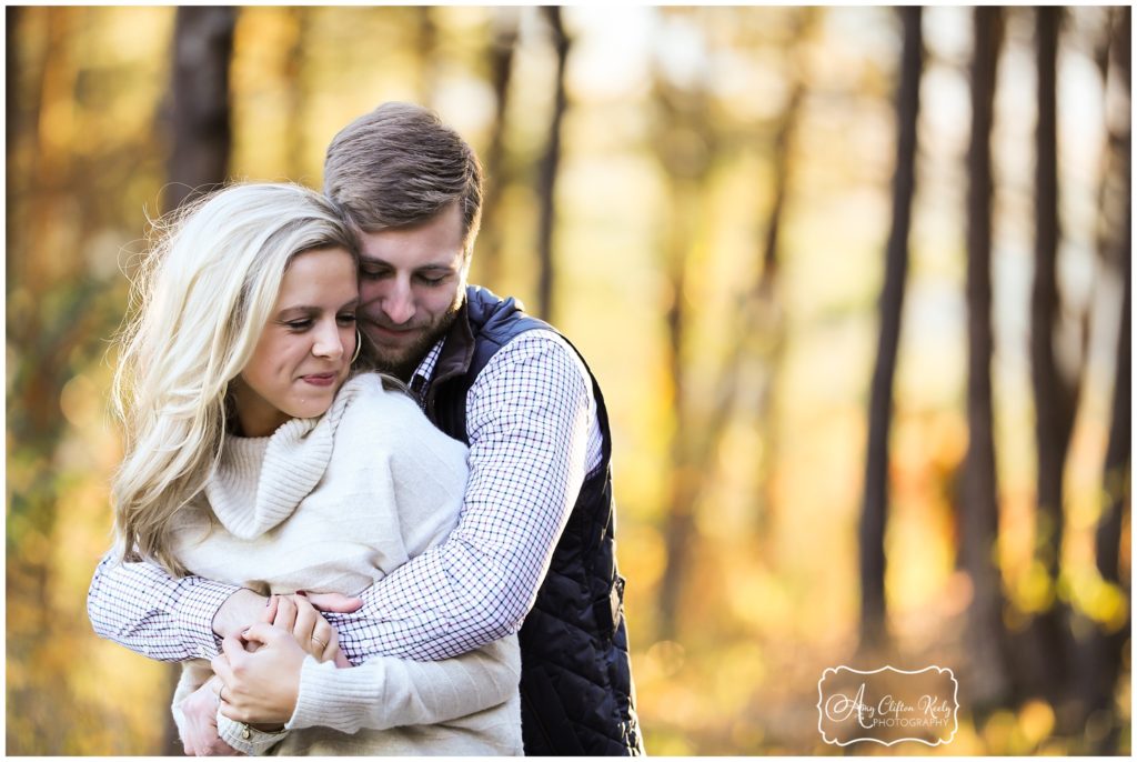 Greenville mountain engagement photos at Bald Rock